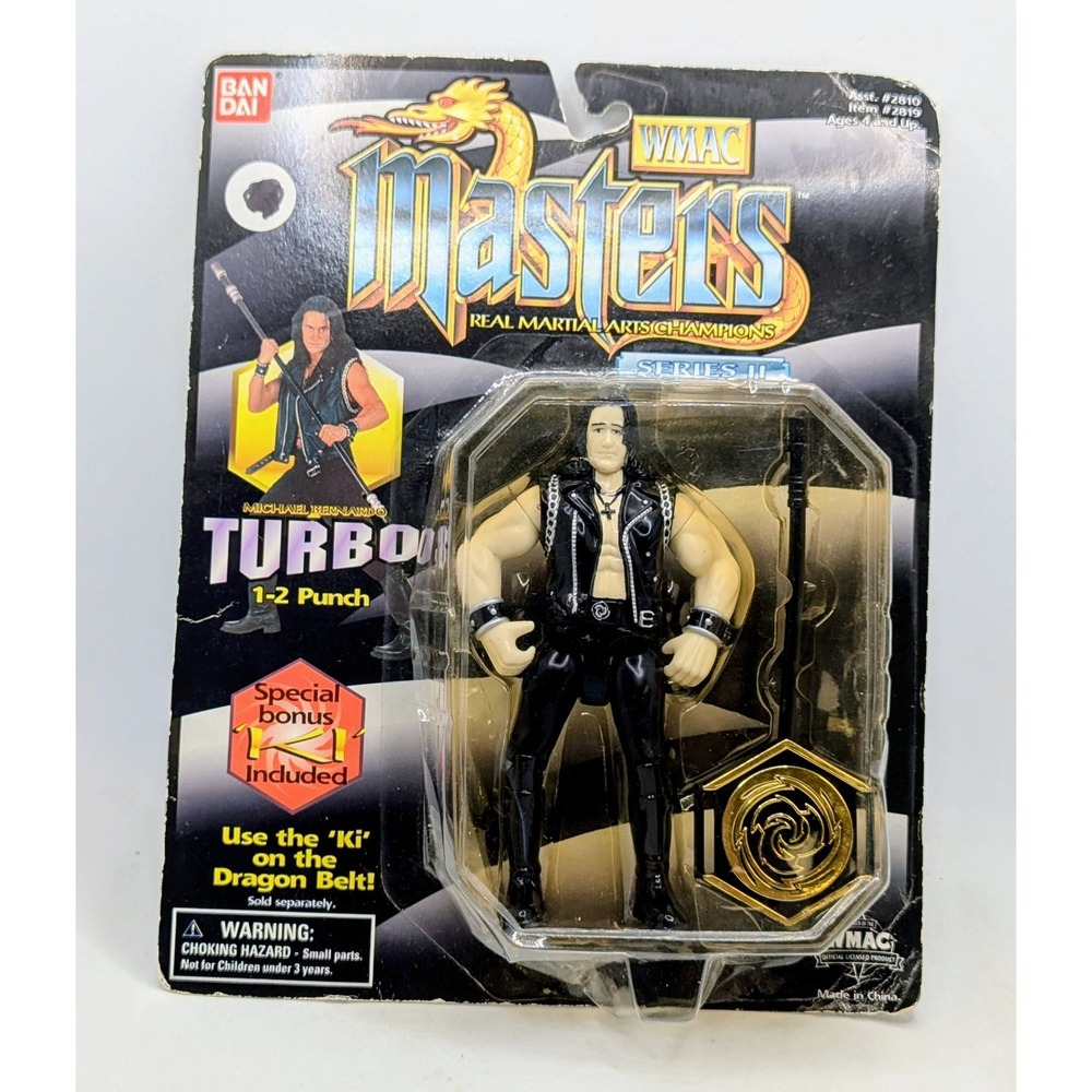 1996 Bandai WMAC Masters Michael Bernardo Turbo 1-2 Punch Action Figure